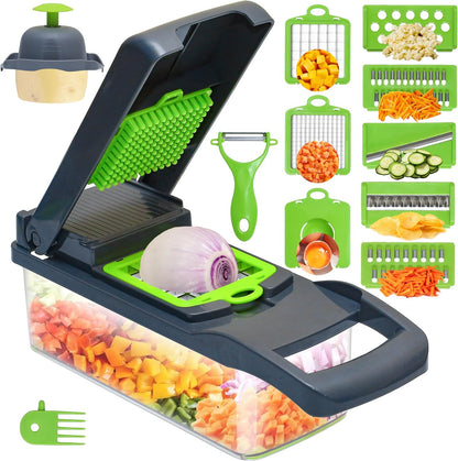 16-in-1 Vegetable Chopper with Container