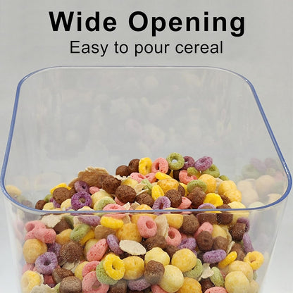 2-pack cereal dispenser, 5.5 qt, white