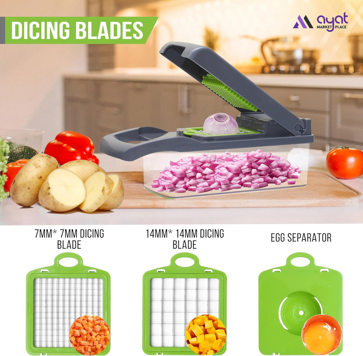 16-in-1 Vegetable Chopper with Container